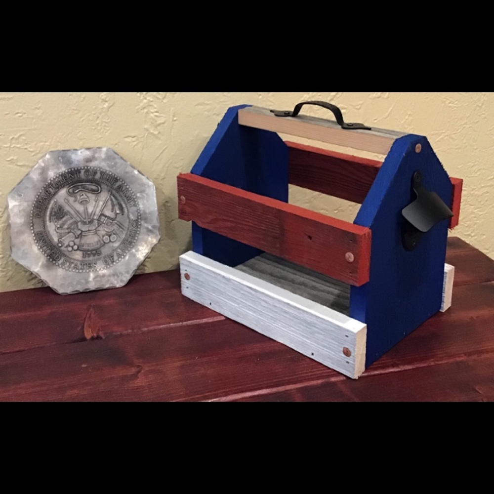 👷🏽‍♂️Handmade 6PAK 🍻/ Condiment Holder🥤